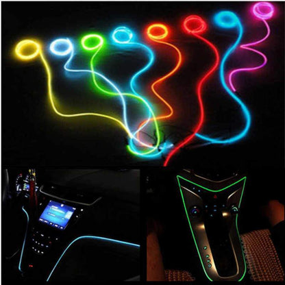 Colorful Car LED Strip Light Flexible Neon Interior Kit