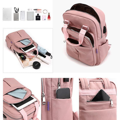 Compact USB Charge Laptop Backpack