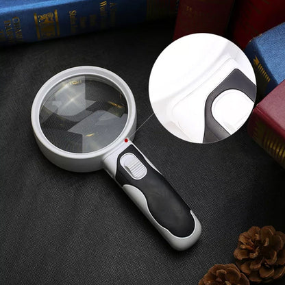 Compact 20X LED Magnifying Glass with Light - Cofik