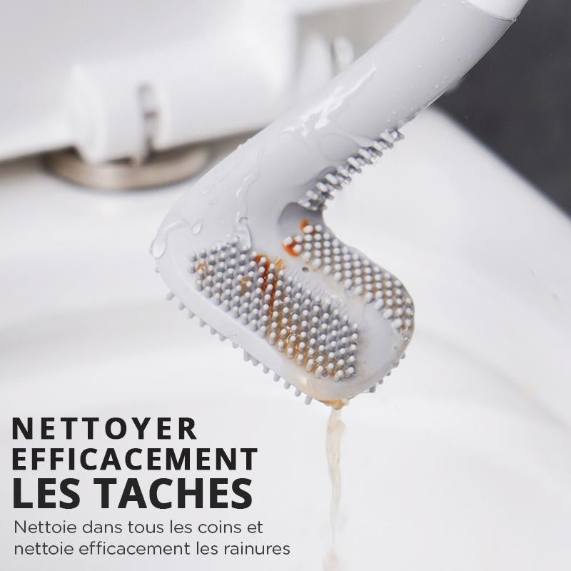 Extended Reach Toilet Brush - Easy Clean