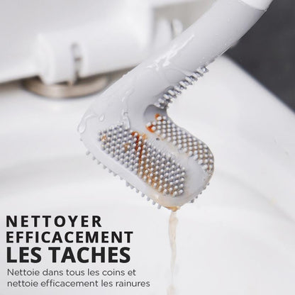 Extended Reach Toilet Brush - Easy Clean