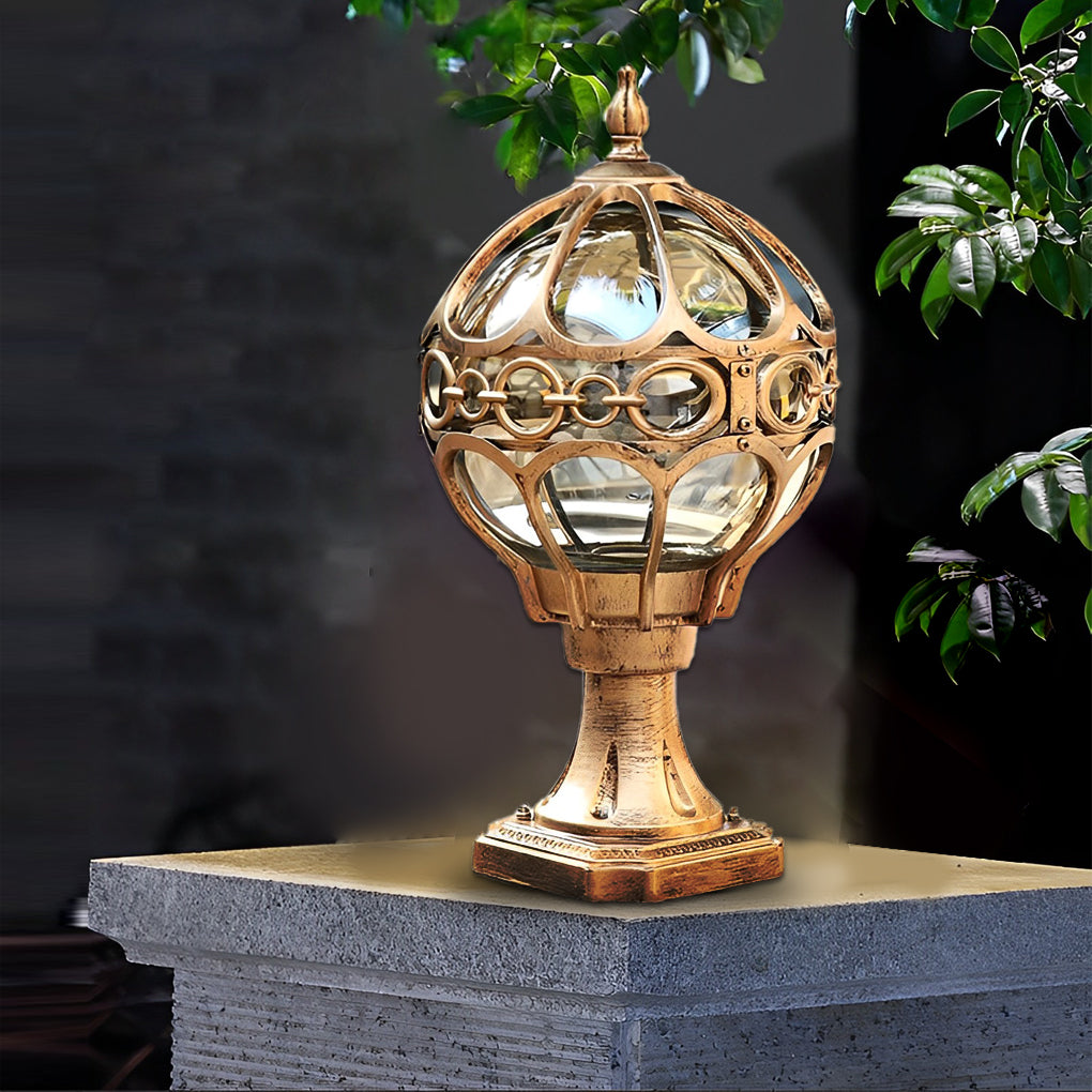 Decorative Globe Outdoor LED Garden Post Lights