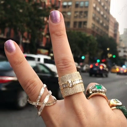 Elegant Gold Stacking Ring for Women