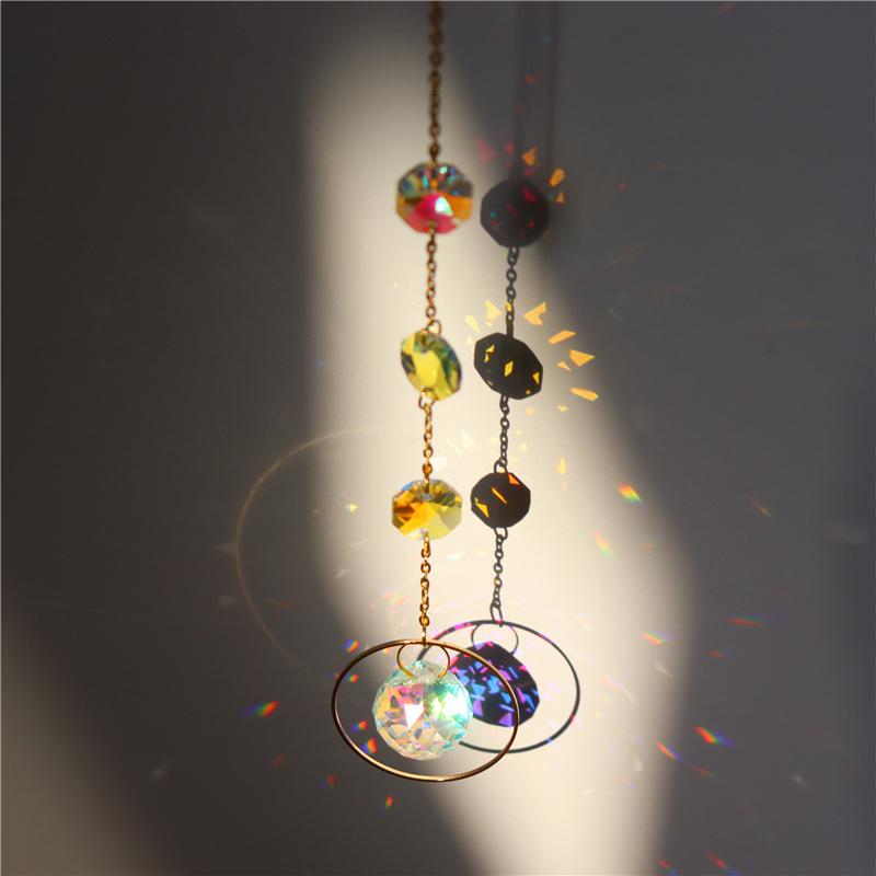 Colorful Glass Crystal Sun Catcher Prism Ball