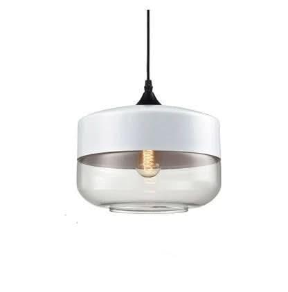 Unique Wooden Glass Hanging Lamp Adjustable