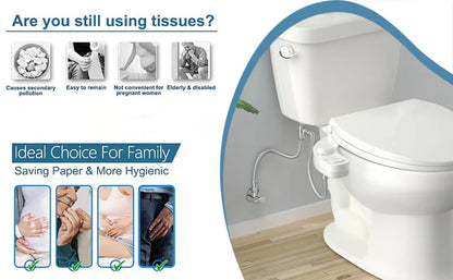 Self Cleaning Toilet Bidet Adapter