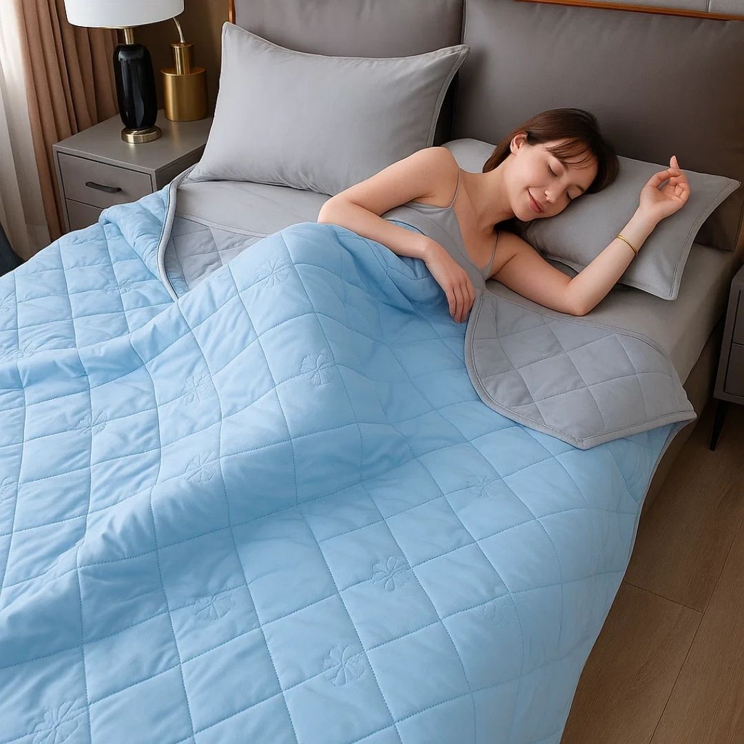 Breathable Cool Blanket for Night Sweats Relief - Cofik