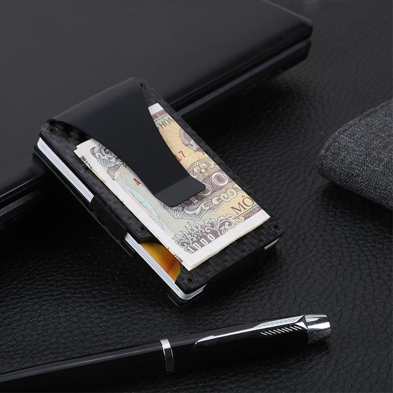 Slim Carbon Money Clip Wallet