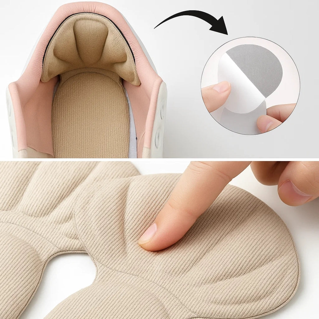 Soft Gel Heel Grips for All Day Comfort Shoes