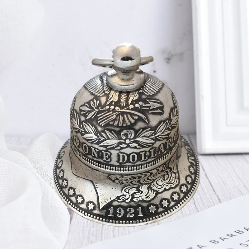 Classic Morgan Silver Coin Bell
