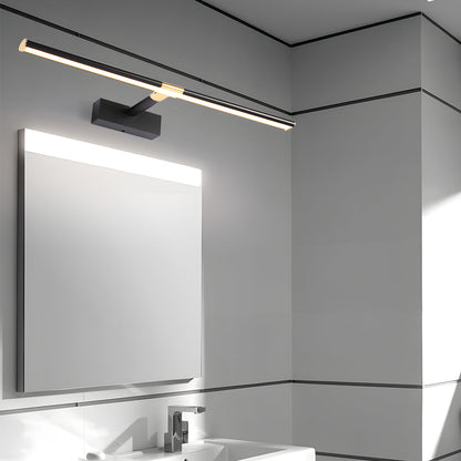 Adjustable LED Bath Light with Extending Arm and Matte Finish
