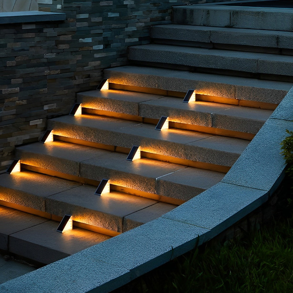 Outdoor Solar Powered LED Step Lights