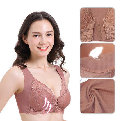 Sexy Lace Front Buckle Bra