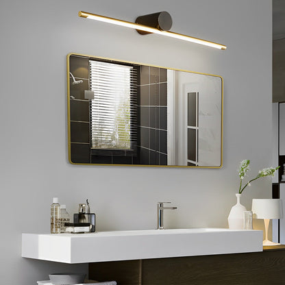 Contemporary Double Tone Bath Lighting with Cylinder Shade