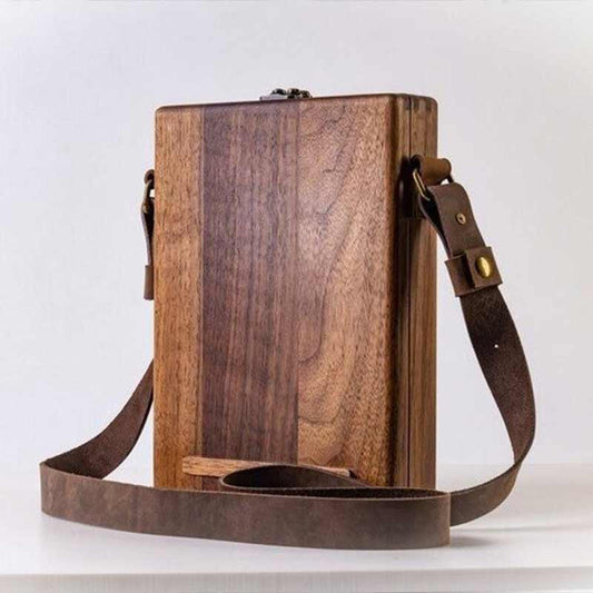 Vintage Wooden A5 Notebook Box - Cofik