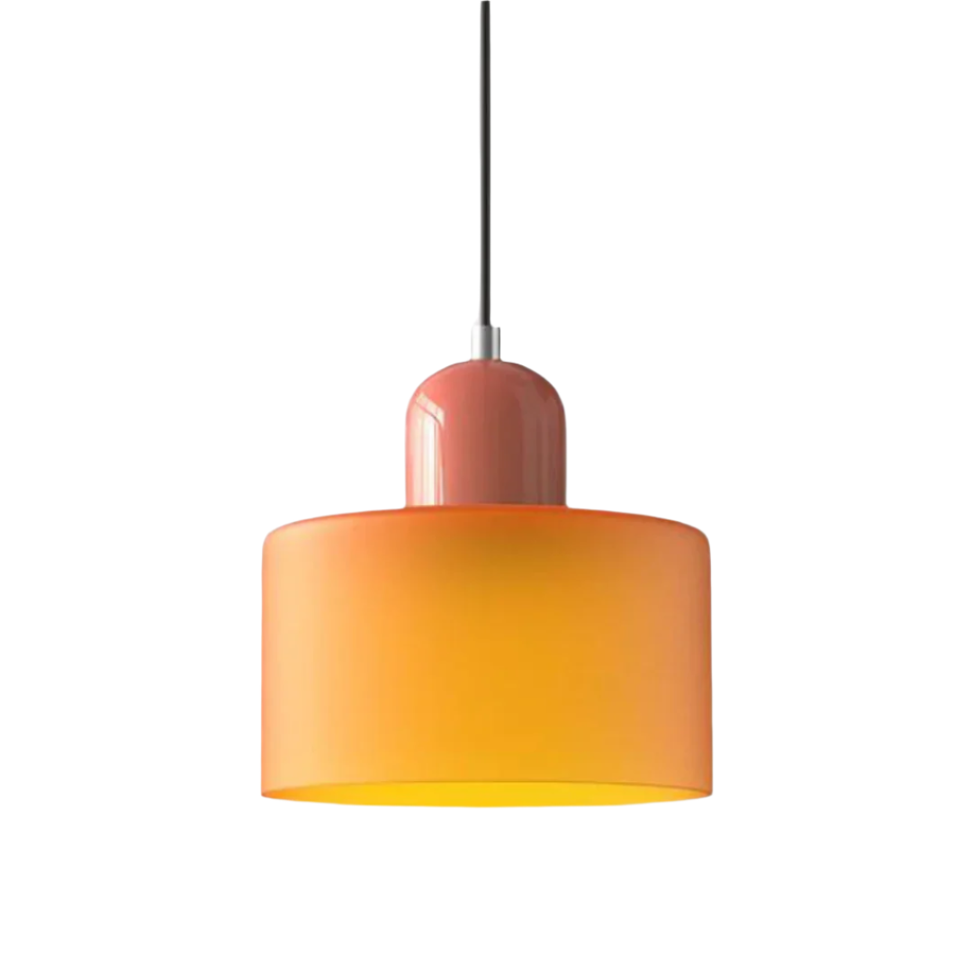 Stylish Round Glass Pendant Light