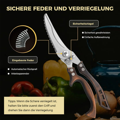 Durable Medical Scissors with Sharp Stainless Steel Blades