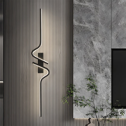 Sleek Modern LED Black Wall Light