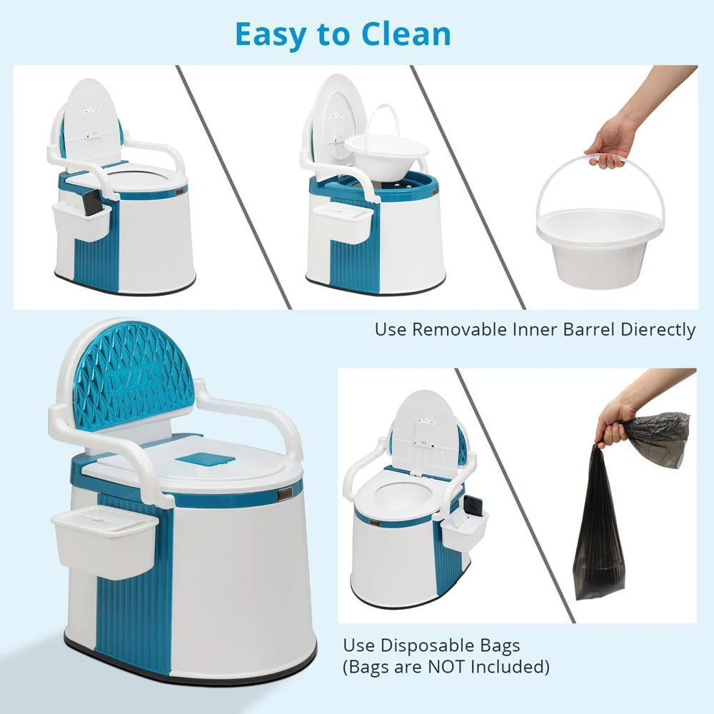Portable Toilet for Camping and Home Use