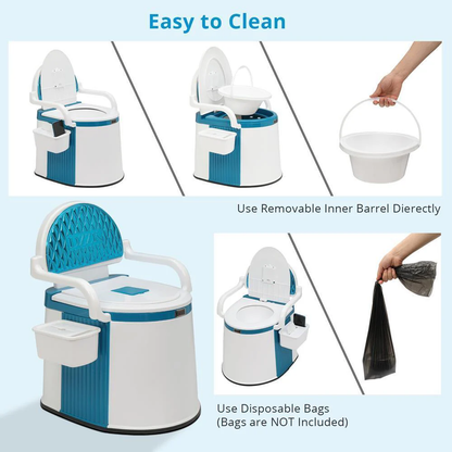 Portable Toilet for Camping and Home Use