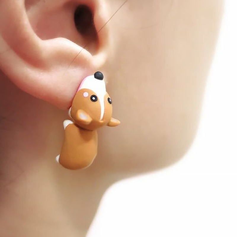 Adorable Animal Teeth Stud Earrings
