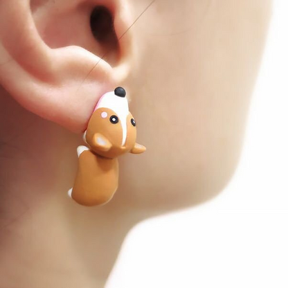Adorable Animal Teeth Stud Earrings