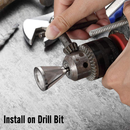 Easy Drill Bit Deburring Tool with Chamfer Cutter