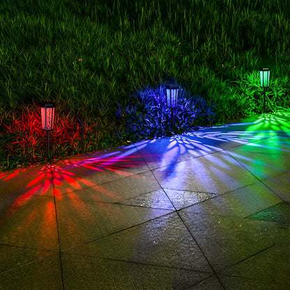 Outdoor Solar Powered Color Changing LED Garden Lamp