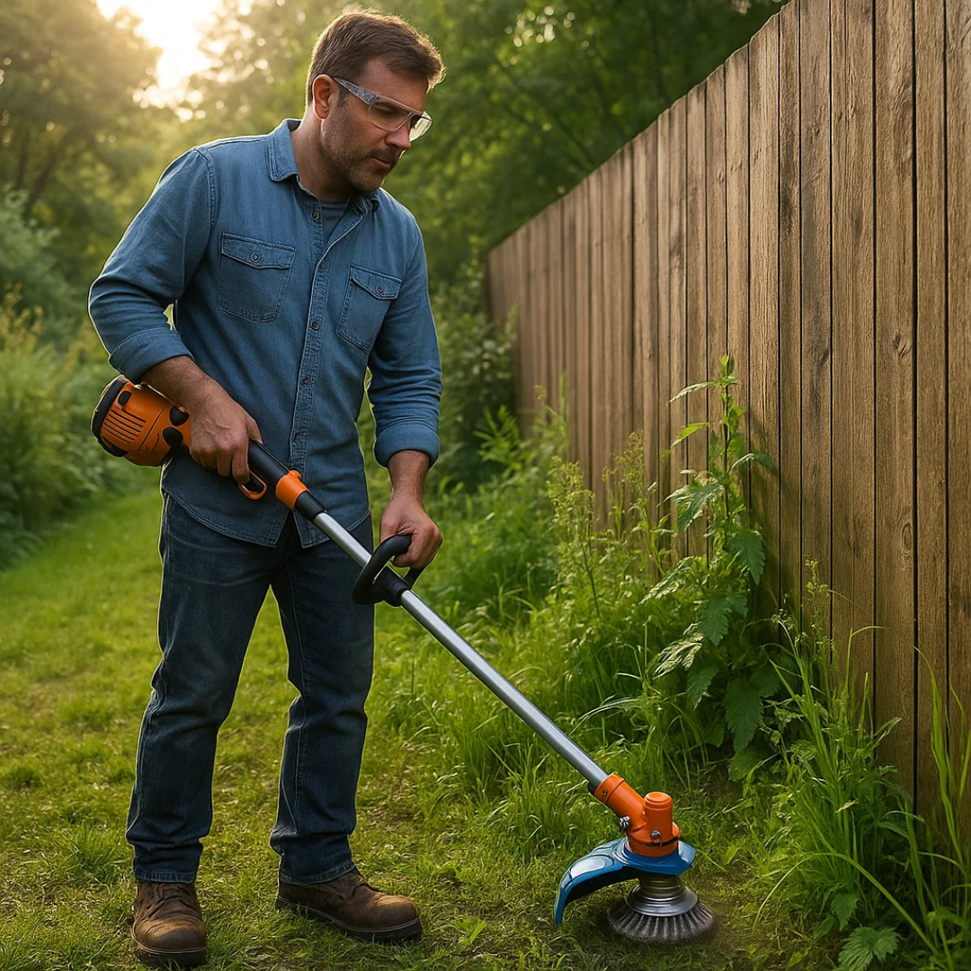 Powerful 6-Blade Turbo Trimmer Weed Cutter Head
