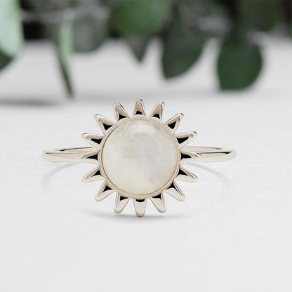 Shining Gold Sun Ring