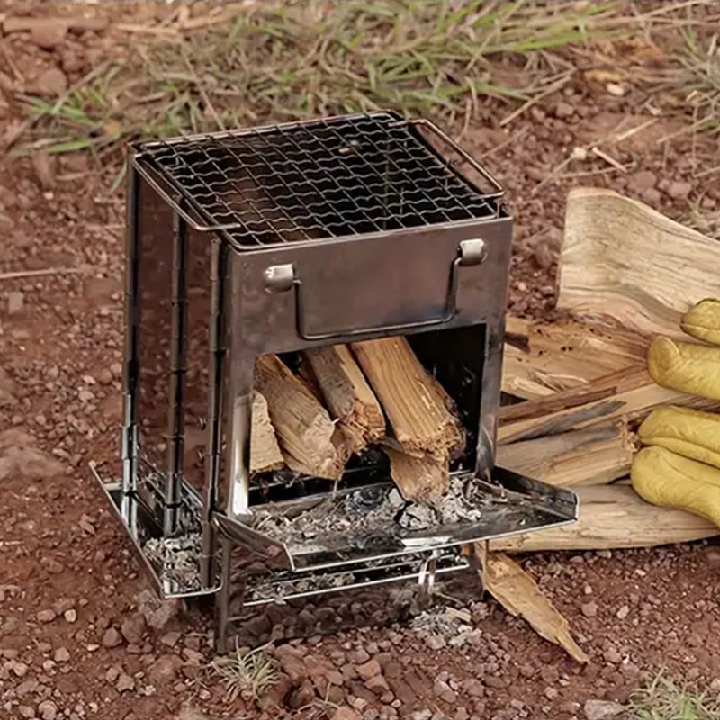 Portable Steel Outdoor Camping Stove Grill