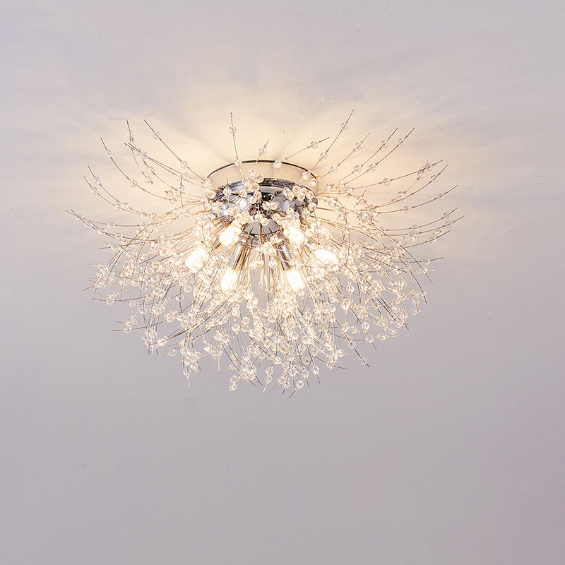 Elegant Crystal Ceiling Light Fixture
