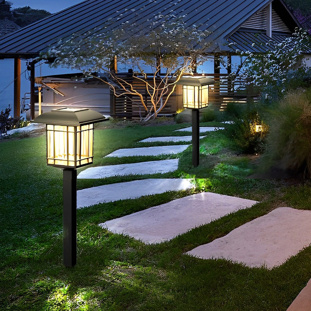 2PCS Outdoor Solar Powered LED Garden Lights
