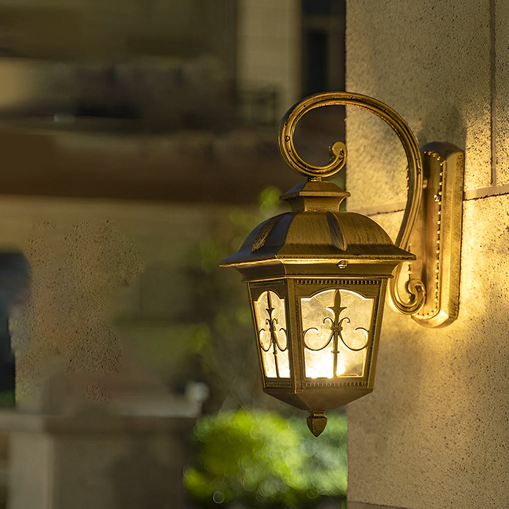 Classic Outdoor LED Glass Wall Lanterns