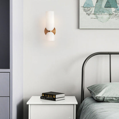 Modern Double Glass LED Wall Lamp