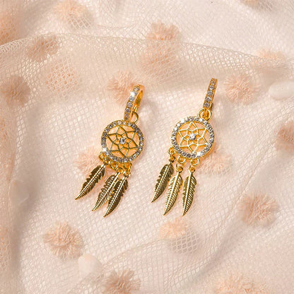 Luxurious 14k Gold Stud Earrings