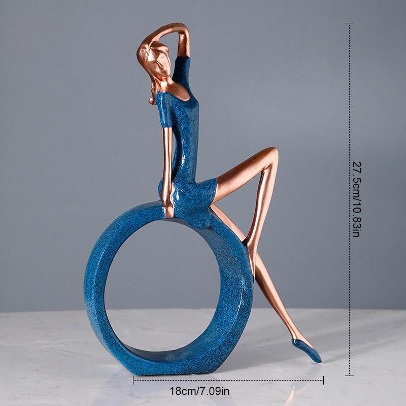 Zen Yoga Woman Figurine