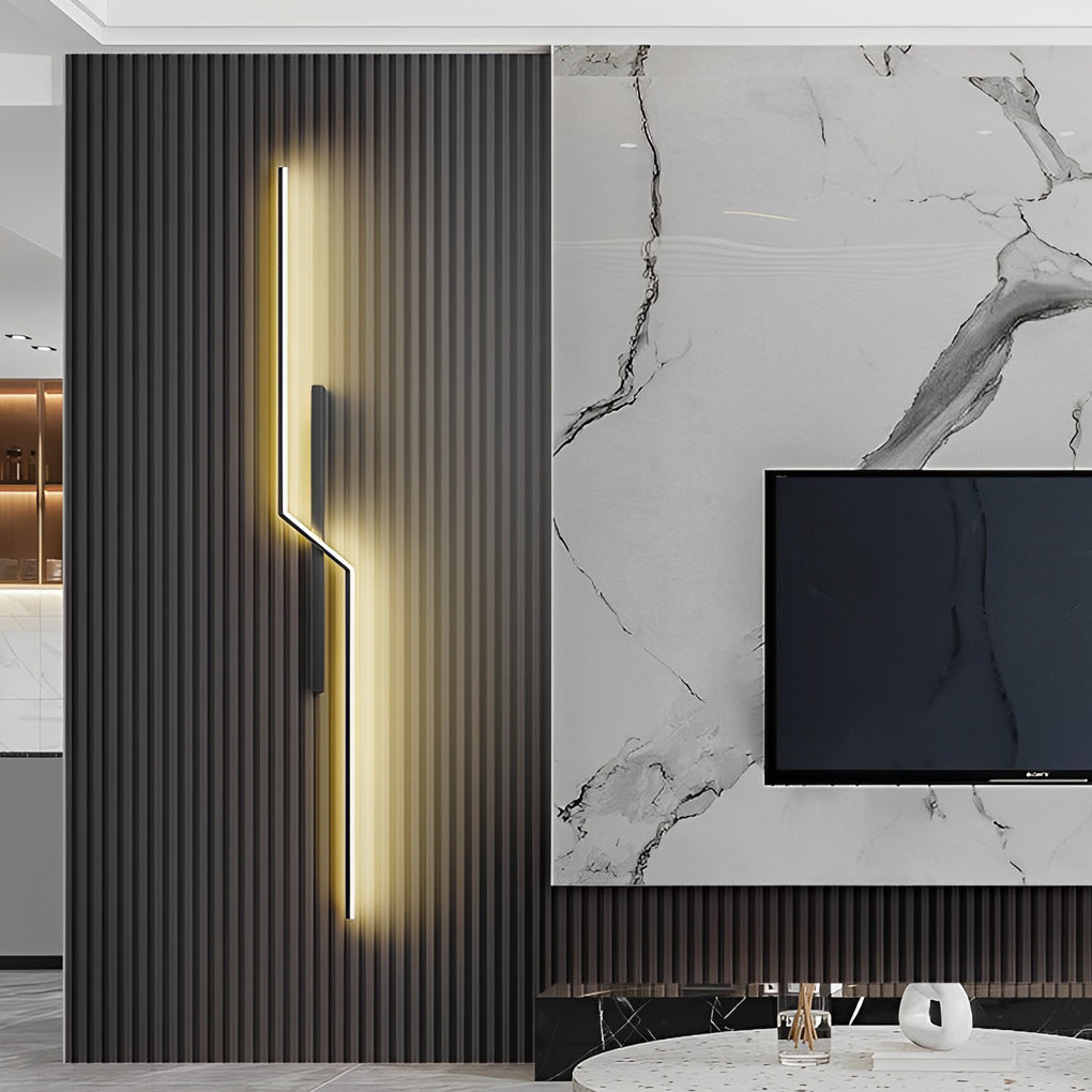 Slim LED Contemporary Wall Light Fixture