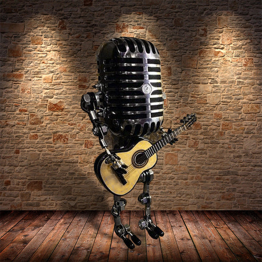 Vintage Mic Robot USB Speaker - Cofik