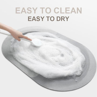 Luxury Bathroom Mat, Soft Non Slip Quick Dry Floor Mat