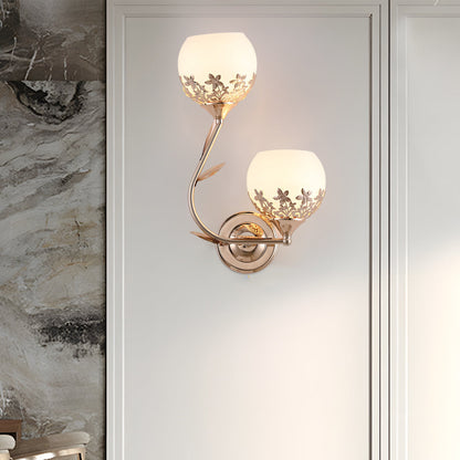 Elegant Double Glass LED Wall Lamp Fixtures