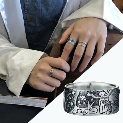 Simple Prince Universe Stainless Ring