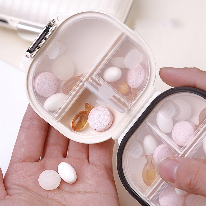 Travel Daily Pill Organizer Box