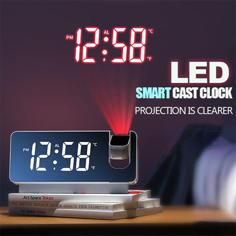 Wireless Digital LED Projection Alarm Clock
