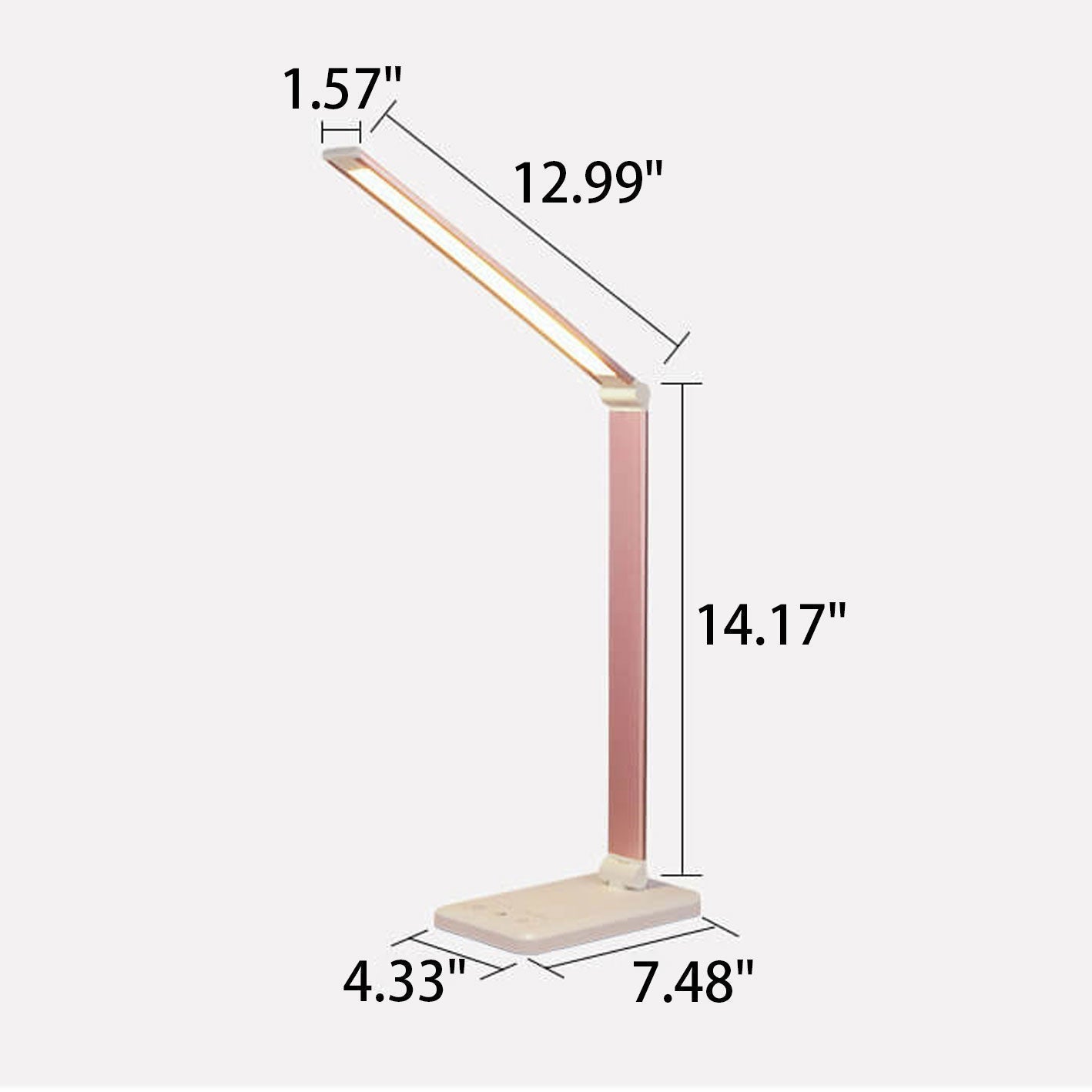Compact Adjustable Bright LED Table Lamp