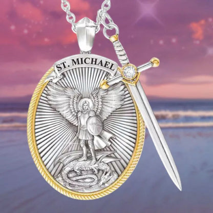 Protective Archangel Michael Necklace