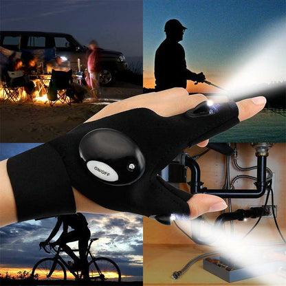 Breathable LED Glow Gloves