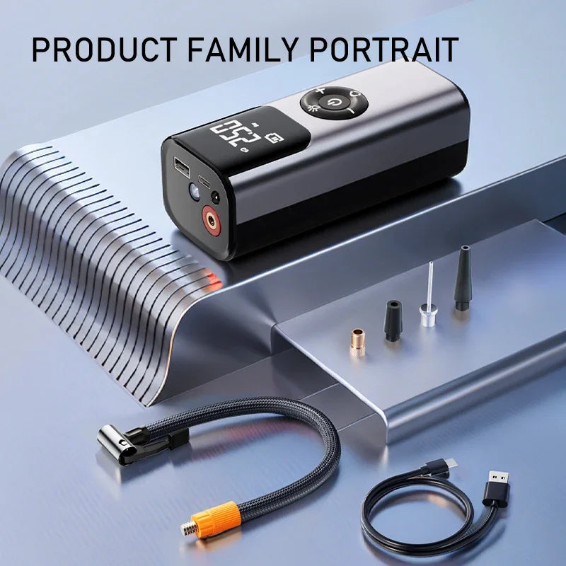 Portable Wireless Car Tyre Inflator Pump