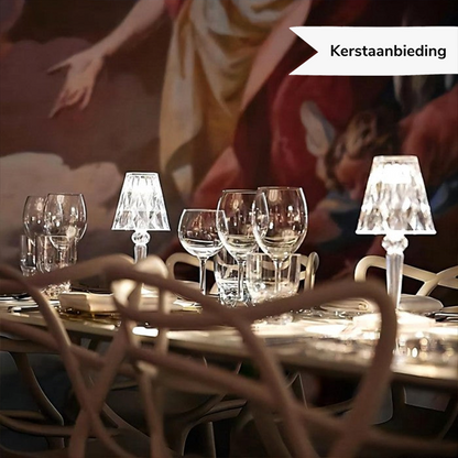 Elegant Dimmable LED Crystal Table Lamp
