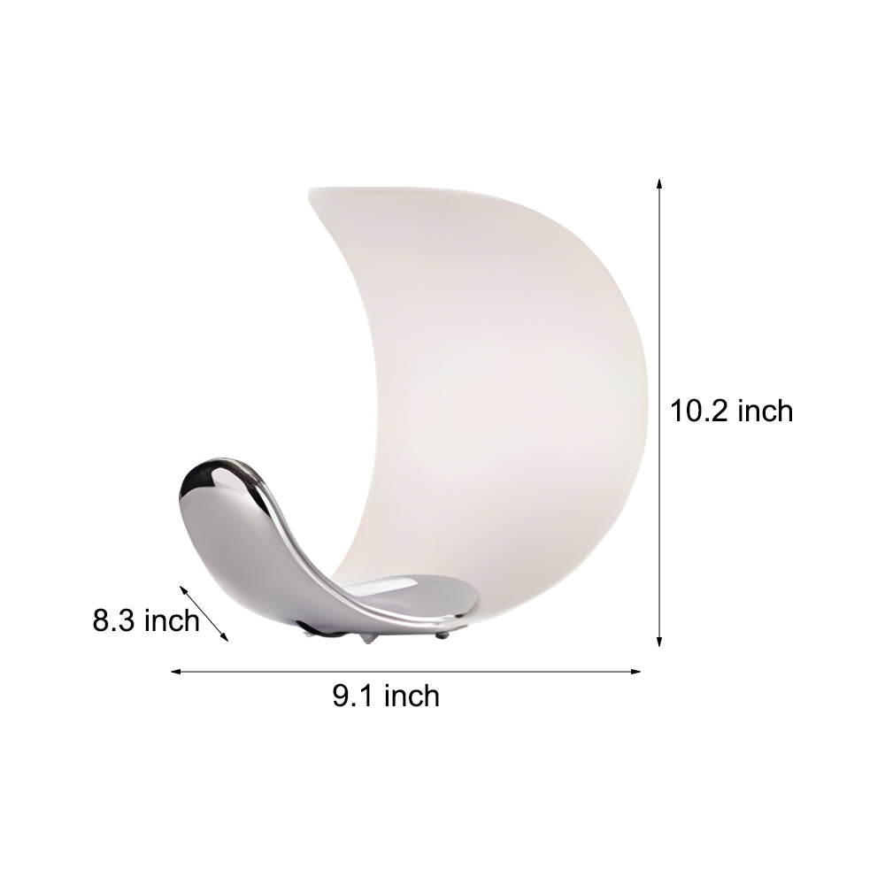 Sleek Chrome LED Desk Lamp - Touch Sensor Control